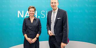 Links: Birgit Austen, Rechts: Dr. Arne Beck 