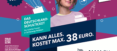 Großfläche der NAH.SH Deutschland-Schulticket Großfläche der NAH.SH Deutschland-Schulticket